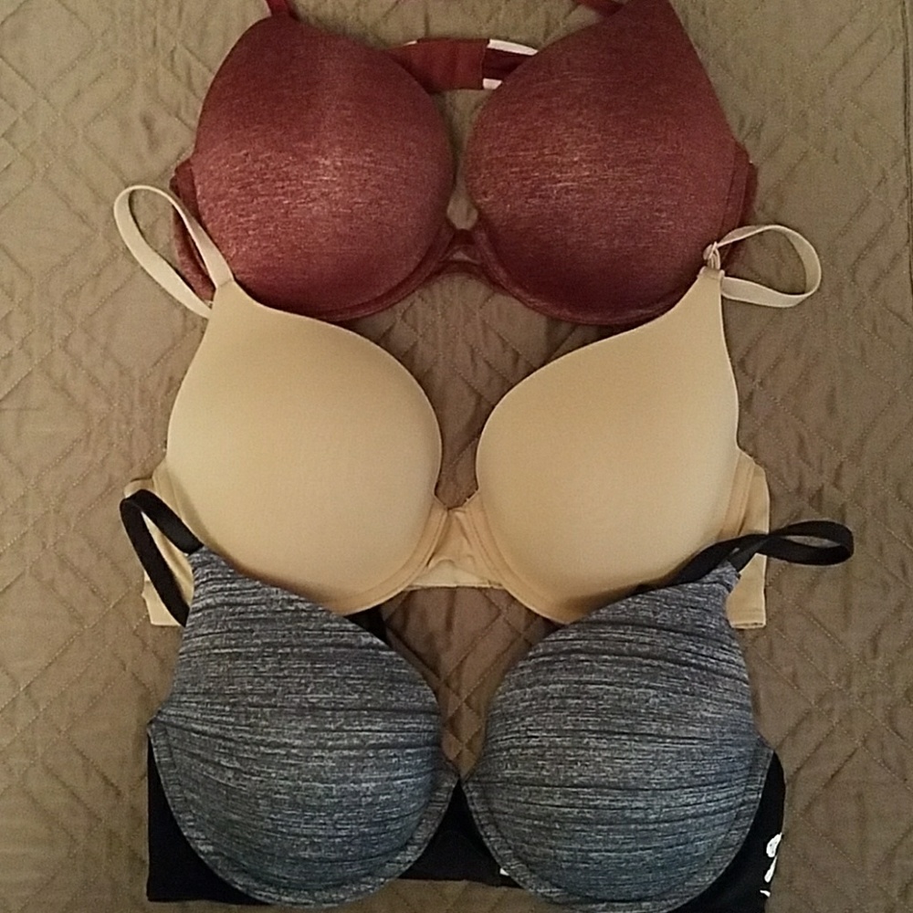 Set of 3 VS push up bras